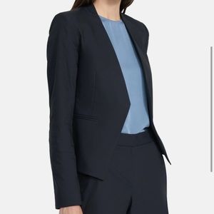 NWT Navy Theory Open Blazer